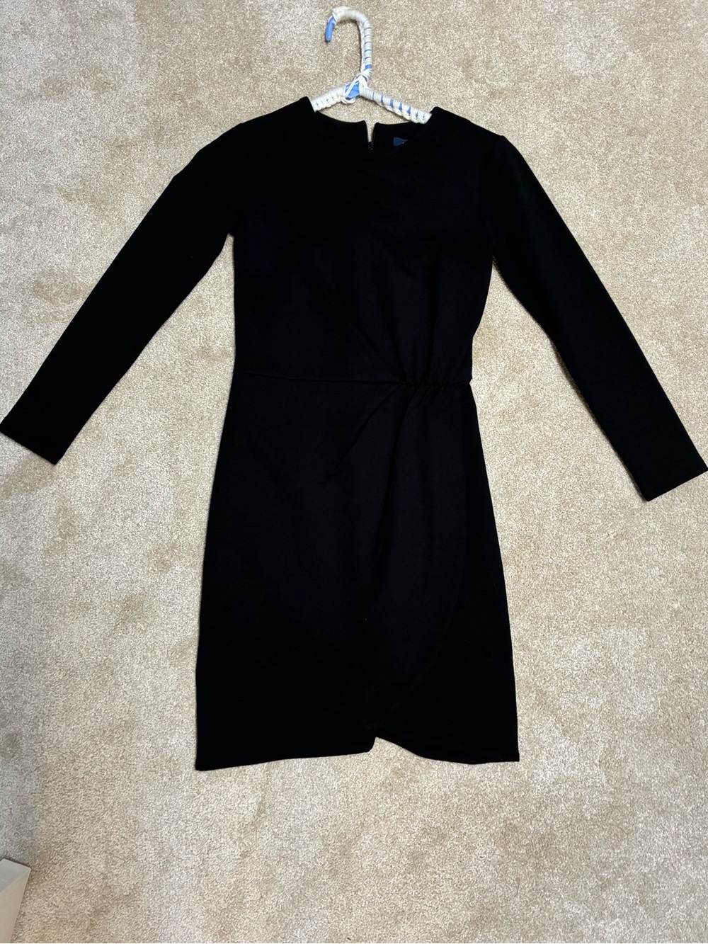 French Connection Black Long-Sleeve Sheath Dress -NWT size 0